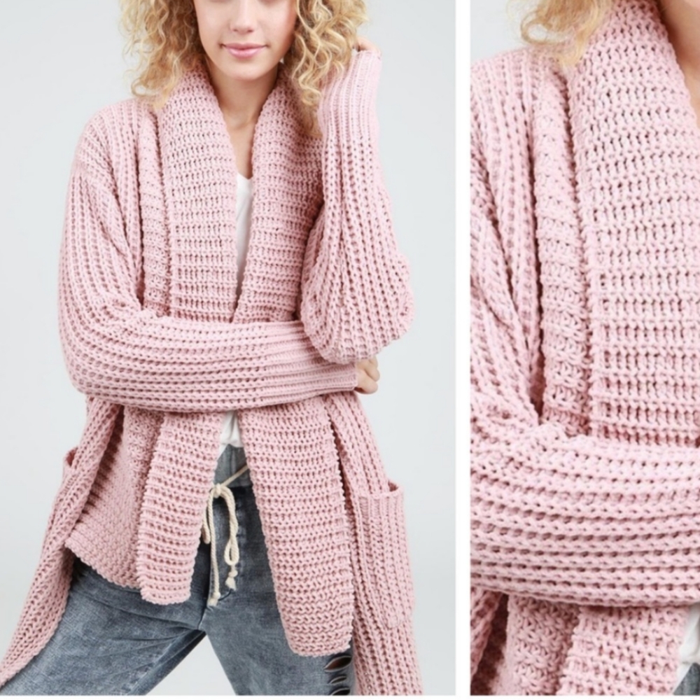 POL Chenille Cardigan